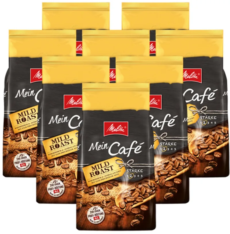 Mein Café Mild Roast Bonen - 8 KG van Melitta – productfoto