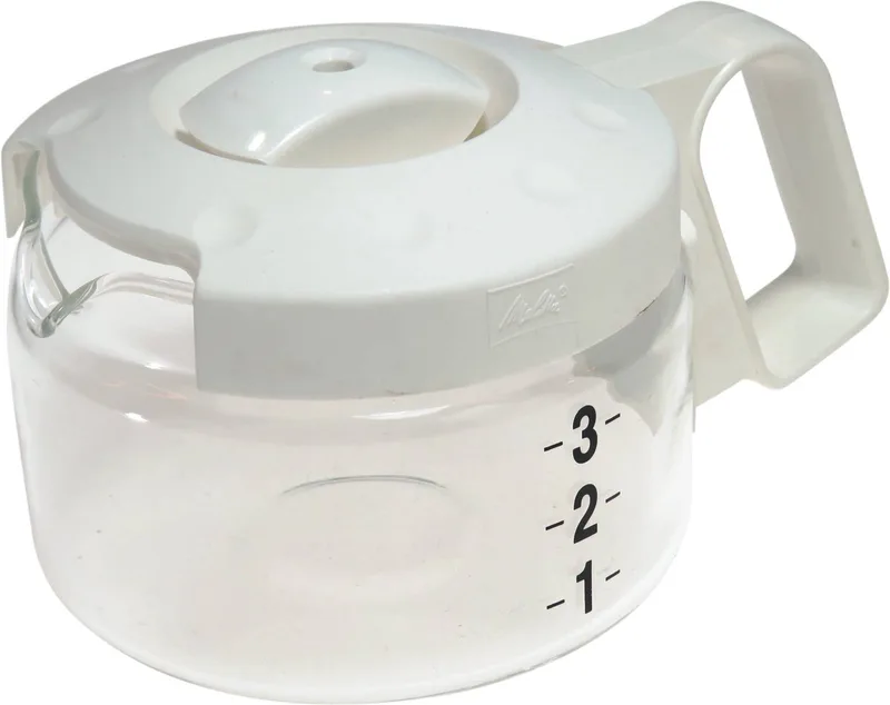 Melitta 3-kops koffiekan voor koffiezetapparaat IBS Super 3 series - 0,4 liter - koffiepot van glas - Type 81 by Melitta in White – product photo