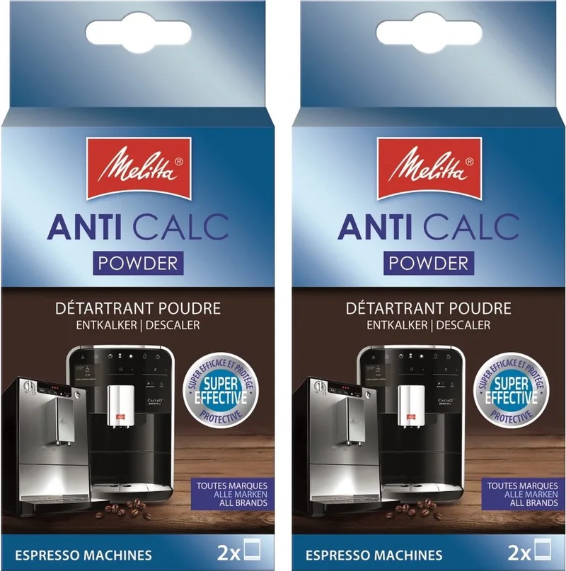 Ontkalker - Koffiemachineontkalker van Melitta in Wit – productfoto