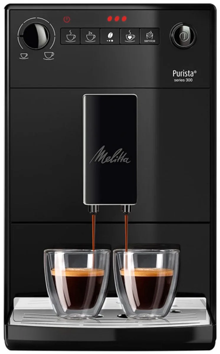 Purista F23/0-002 - Volautomatische espressomachine - Pure zwart von Melitta – Produktfoto