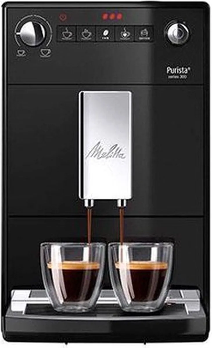 Purista volautomatische Espressomachine F23/0-102 van Melitta in Zwart – productfoto