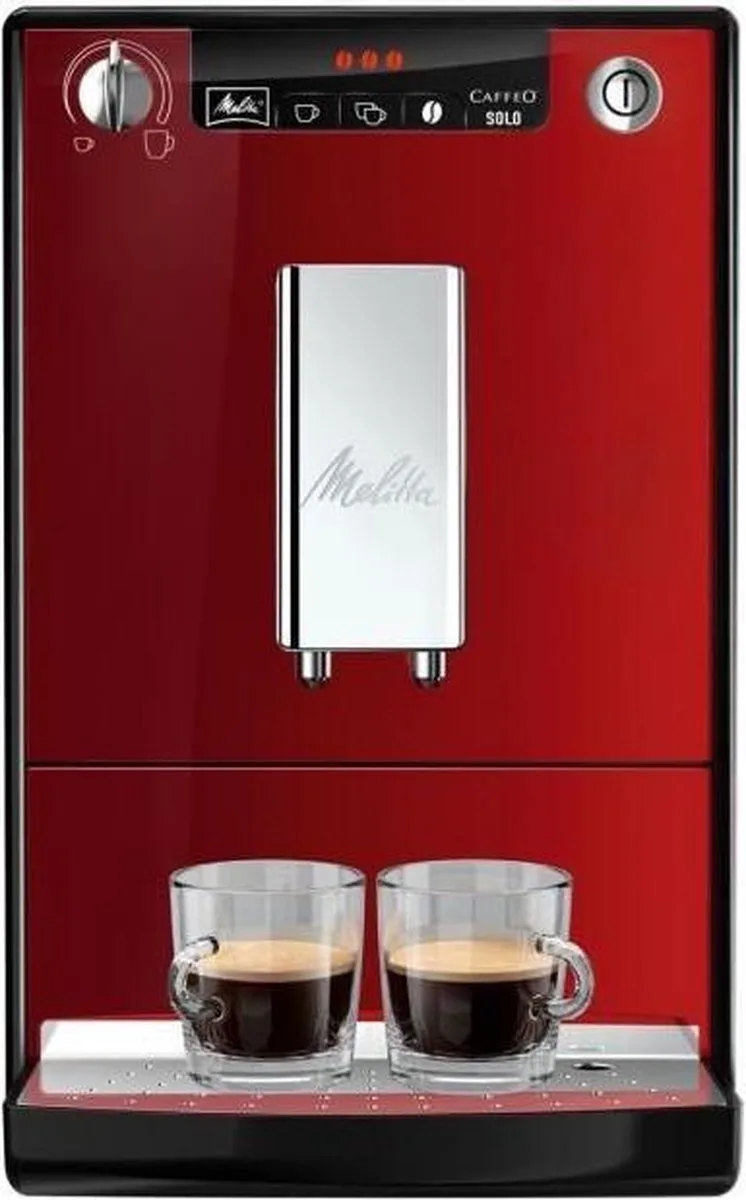 Solo volautomatische Espressomachine E950-204 chili von Melitta in Rot – Produktfoto