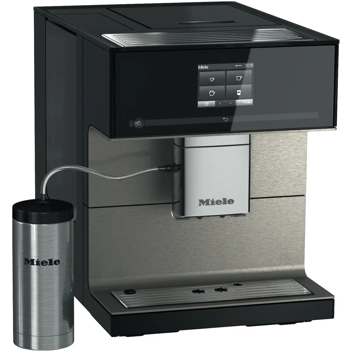 CM 7550 Volautomaat Zwart van Miele – productfoto