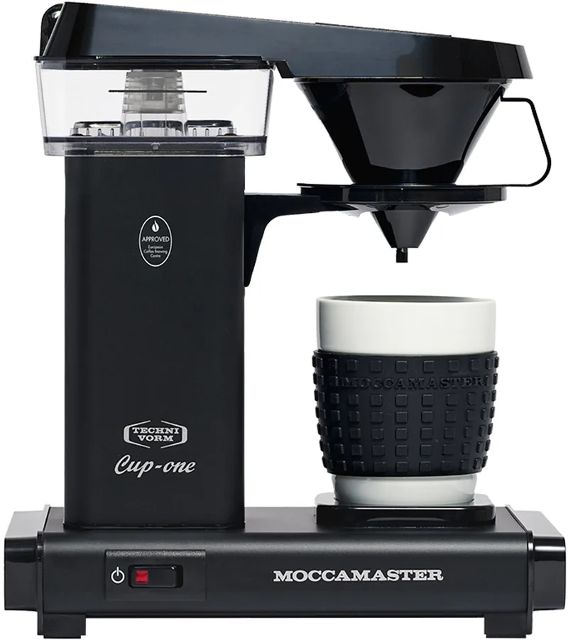 Cup-One - Filterkoffiezetapparaat - 5 jaar garantie van Moccamaster in Matt Black – productfoto