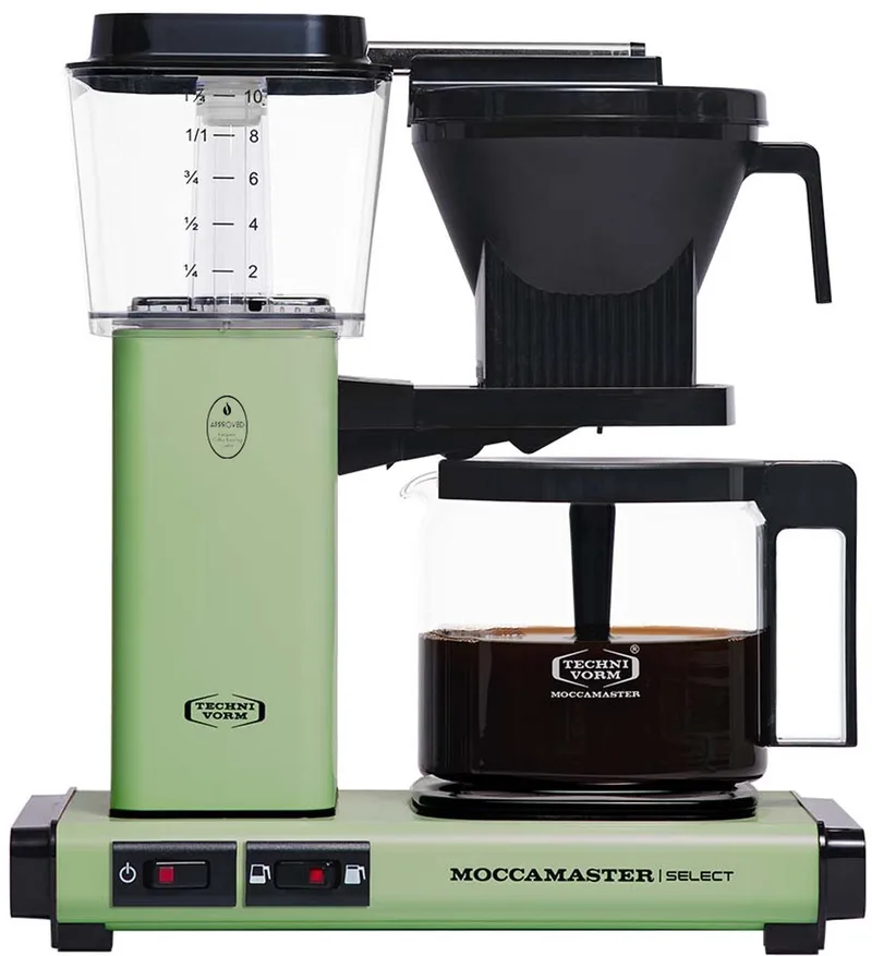 KBG Select - Filterkoffiezetapparaat - 5 jaar garantie van Moccamaster in Pastel Green – productfoto