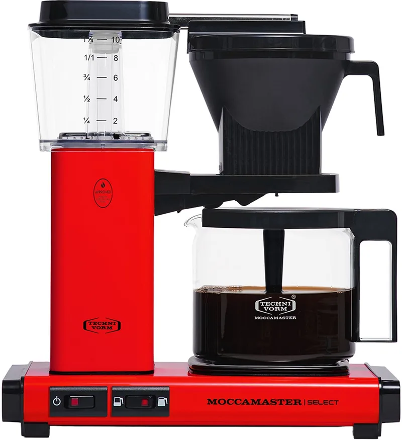 KBG Select - Filterkoffiezetapparaat - 5 jaar garantie van Moccamaster in Rood – productfoto