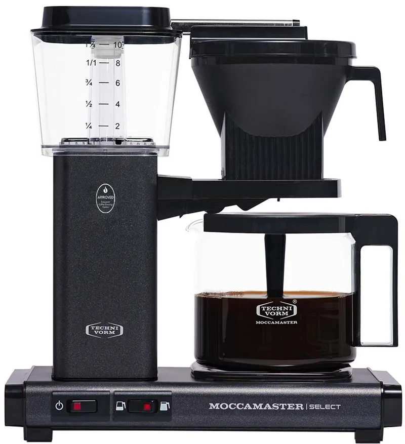 KBG Select - Filterkoffiezetapparaat - 5 jaar garantie van Moccamaster in Stone Grey – productfoto