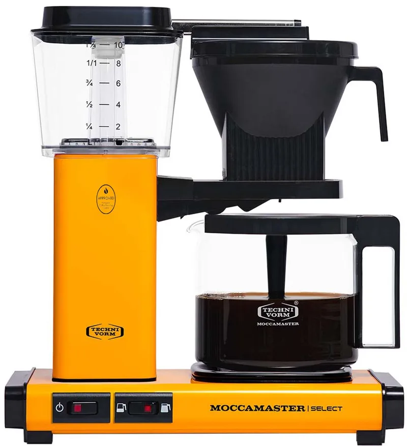 KBG Select - Filterkoffiezetapparaat - 5 jaar garantie van Moccamaster in Yellow Pepper – productfoto