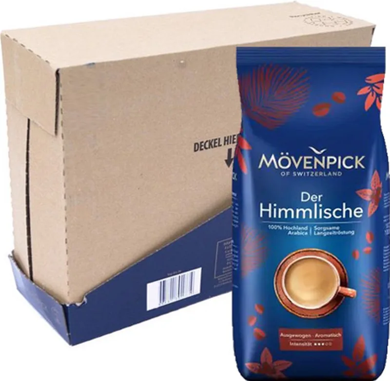 Der Himmlische Koffiebonen 6 x 1 kilo van Mövenpick – productfoto