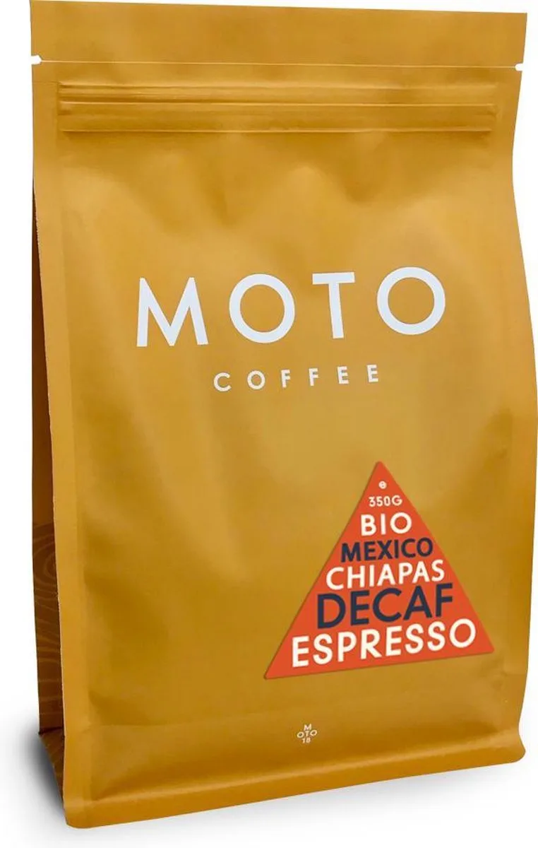 Decaf Koffiebonen - 350 gram - biologisch van Moto Coffee – productfoto