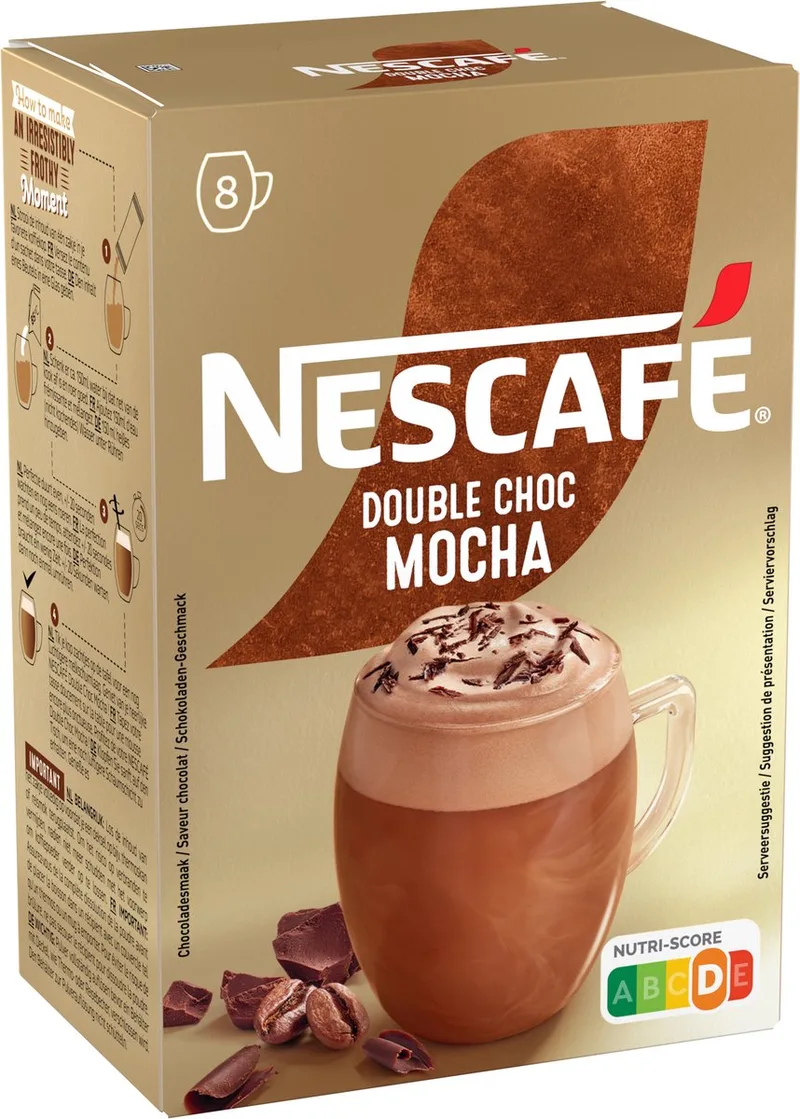 Double choc mocka oploskoffie - 6 doosje x 8 zakjes by Nescafé – product photo