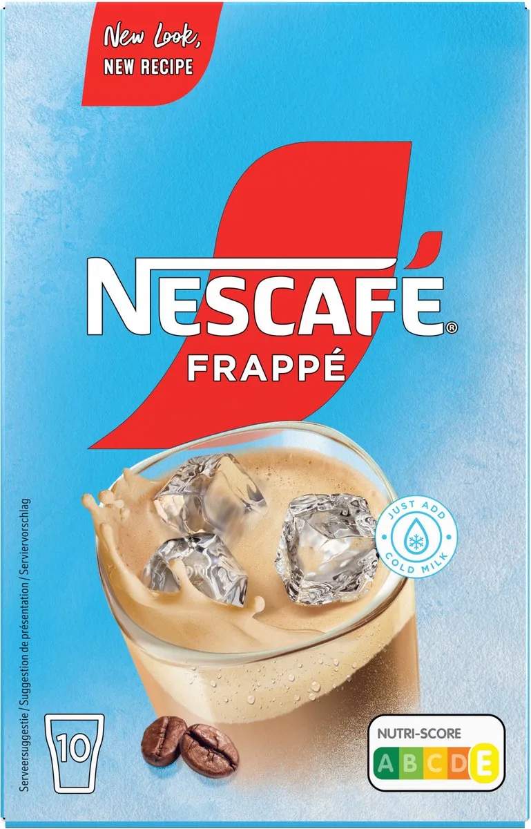 Frappé oploskoffie - 6 doosjes x 10 zakjes van Nescafé – productfoto