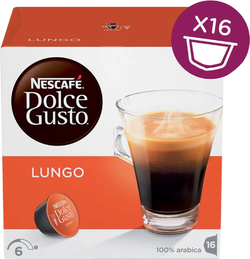 Koffie Dolce Gusto Lungo 16 cups van Nescafé – productfoto 1 van 4