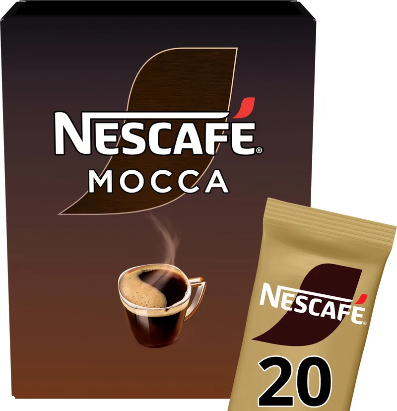 Mocca oploskoffie - 6 doosjes x 20 zakjes van Nescafé – productfoto