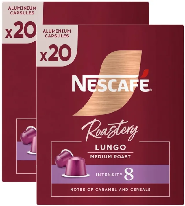Roastery Lungo Medium Roast - Multipack - 40 (2x20) Koffiecups Compatibel Met Nespresso Coffee Machine