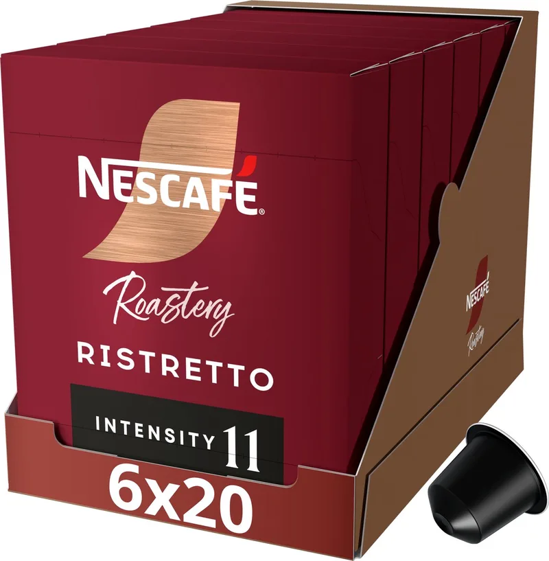 Roastery Ristretto capsules - 6 doosjes x 20 koffiecups by Nescafé – product photo