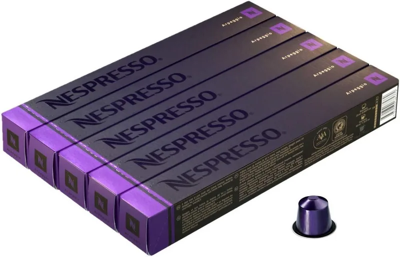 Apreggio capsules - 5 x 10 cups van Nespresso – productfoto