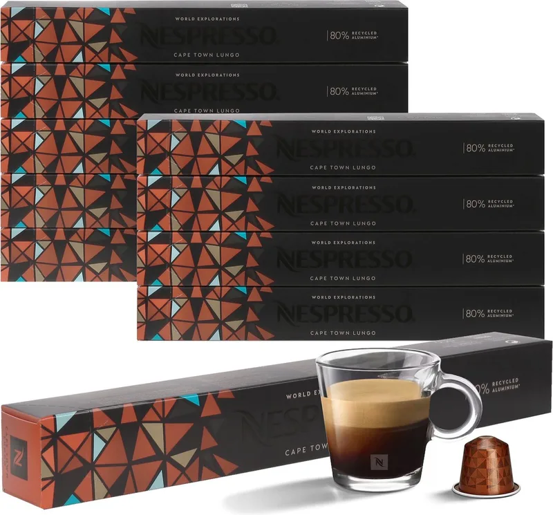 Cape Town Lungo Smaak Koffiecapsules NESPRESSO van Nespresso – productfoto