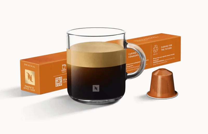 Cups Pumpkin Spice Cake - 50 Capsules by Nespresso – product photo
