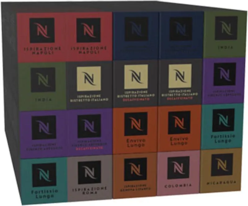 Intens lungo pakket – Koffie cups 200 capsules van Nespresso – productfoto