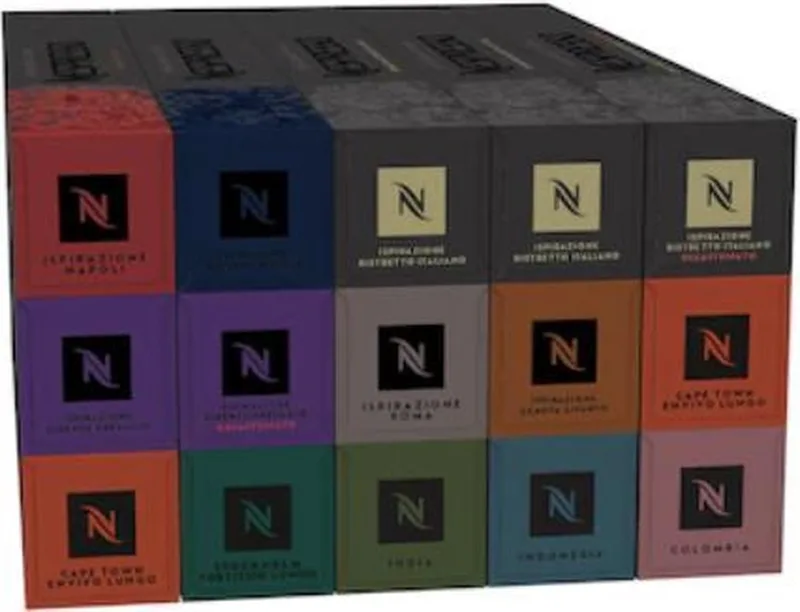 Intens pakket - Koffie cups 150 capsules by Nespresso – product photo