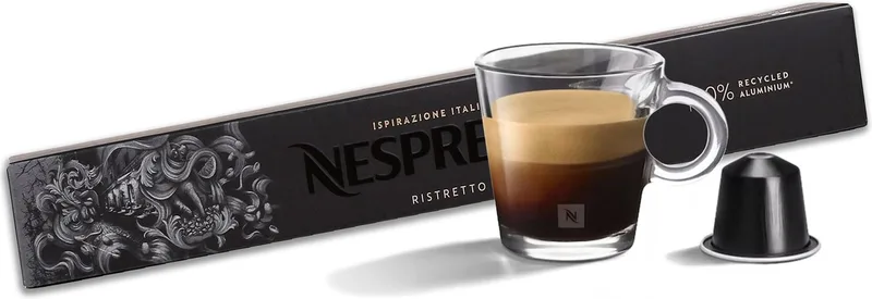 Koffiecapsules Koffie met smaakcapsules Decaffeinato Ispirazione Ristretto, decafé NESPRESSO fra Nespresso – produktbillede