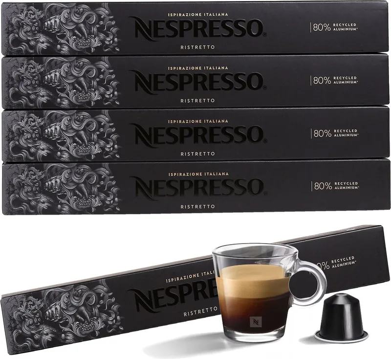 Koffiecapsules Koffie met smaakcapsules Decaffeinato Ispirazione Ristretto, decafé NESPRESSO fra Nespresso – produktbillede