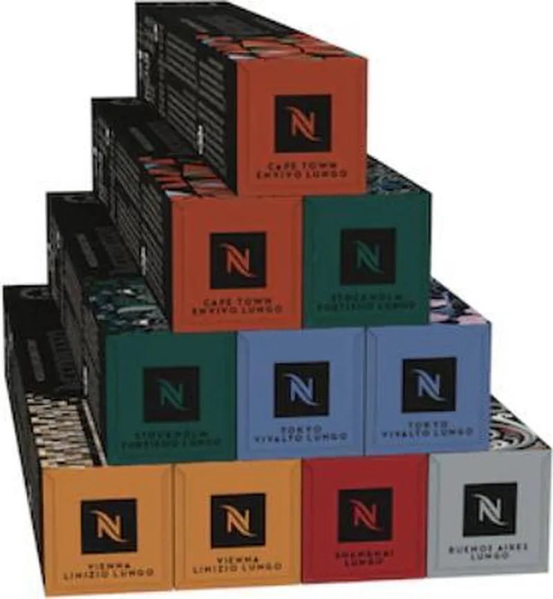 Lungo pakket - Koffie cups 100 capsules by Nespresso – product photo