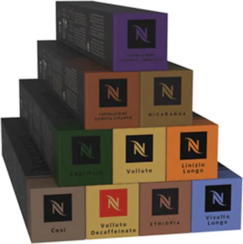 Mild pakket - Koffie cups 100 capsules by Nespresso – product photo