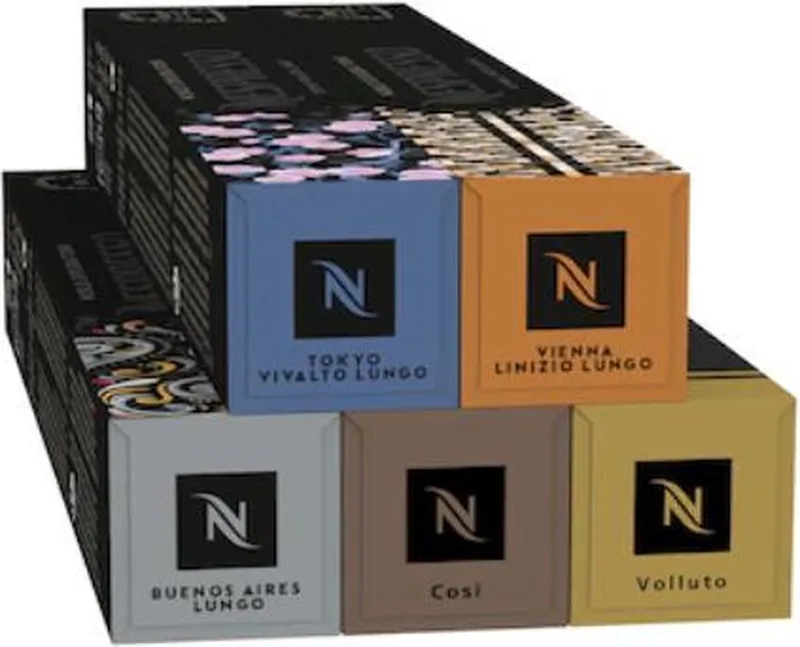 Mild pakket - Koffie cups 50 capsules by Nespresso – product photo