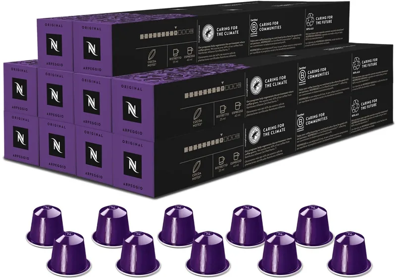 Original - Arpeggio - Koffiecups - 100 capsules de Nespresso – photo produit