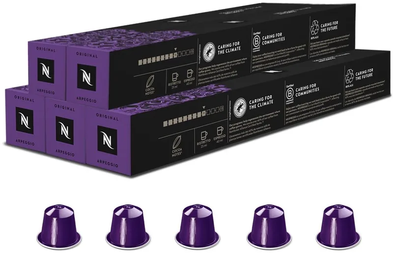 Original - Arpeggio - Koffiecups - 50 capsules de Nespresso – photo produit