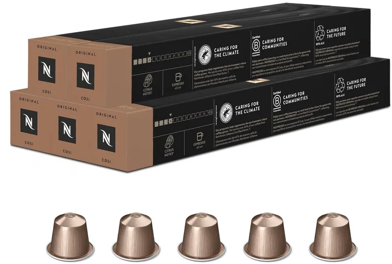 Original - Cosi - Koffiecups - 50 capsules de Nespresso – photo produit