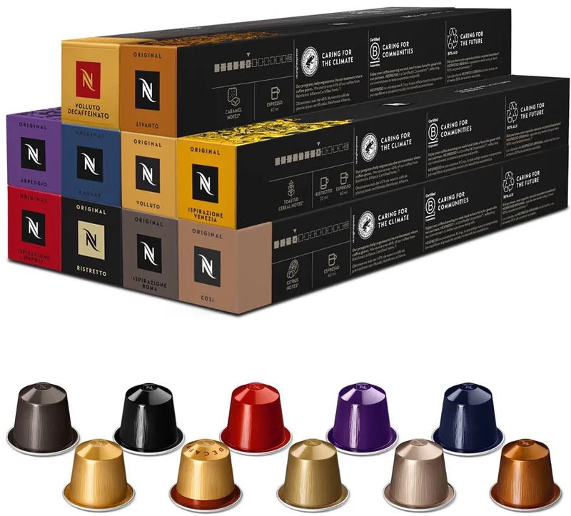 Original - Espresso Pakket - Koffiecups - 100 capsules de Nespresso – photo produit
