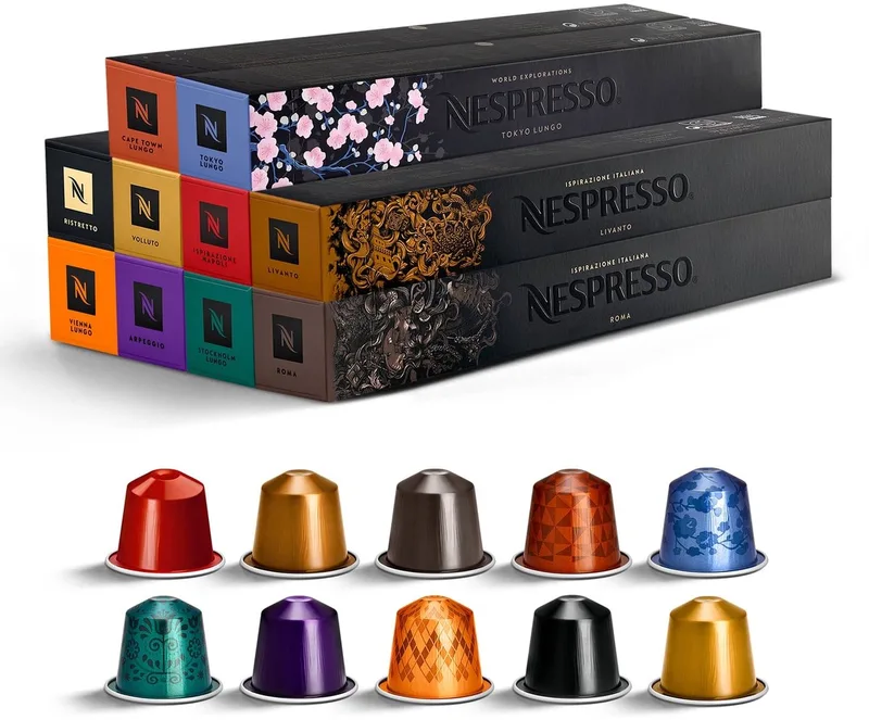 Original - Favorieten Pakket - Koffiecups - 100 capsules van Nespresso – productfoto