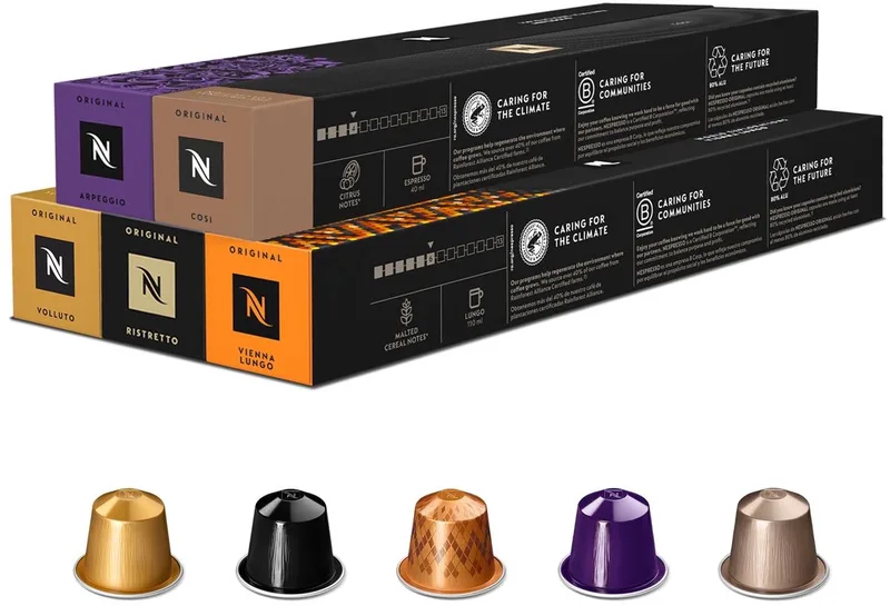 Original - Favorieten Pakket - Koffiecups - 50 capsules van Nespresso – productfoto