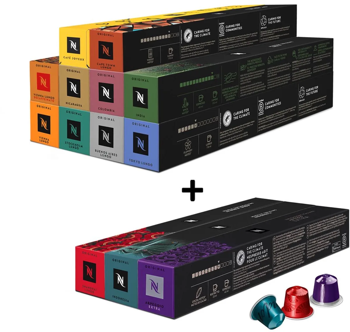 Original - Lungo Pakket - Koffiecups - 130 capsules de Nespresso – photo produit
