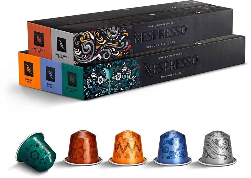 Original - Lungo Pakket - Koffiecups - 50 capsules van Nespresso – productfoto