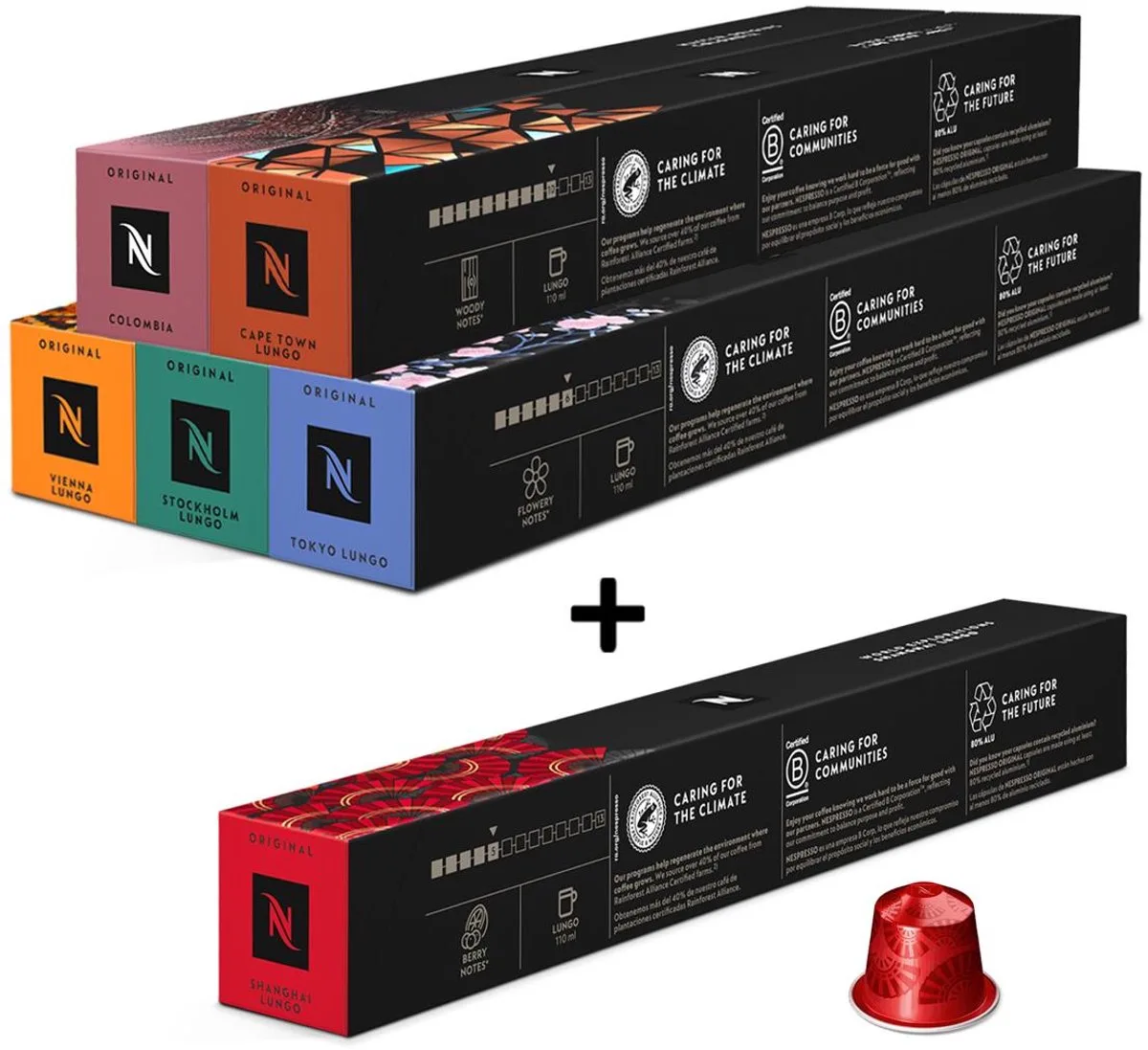 Original - Lungo Pakket - Koffiecups - 60 capsules de Nespresso – photo produit