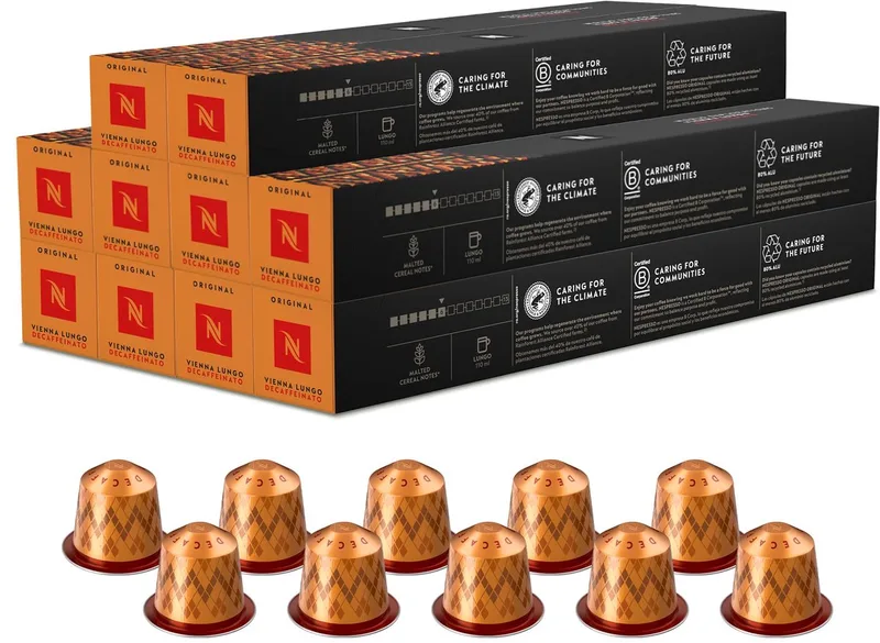 Original - Vienna Lungo Decaf - Koffiecups - 100 capsules by Nespresso – product photo