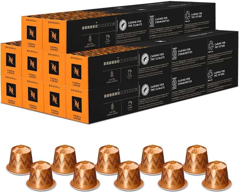 Original - Vienna Lungo - Koffiecups - 100 capsules by Nespresso – product photo
