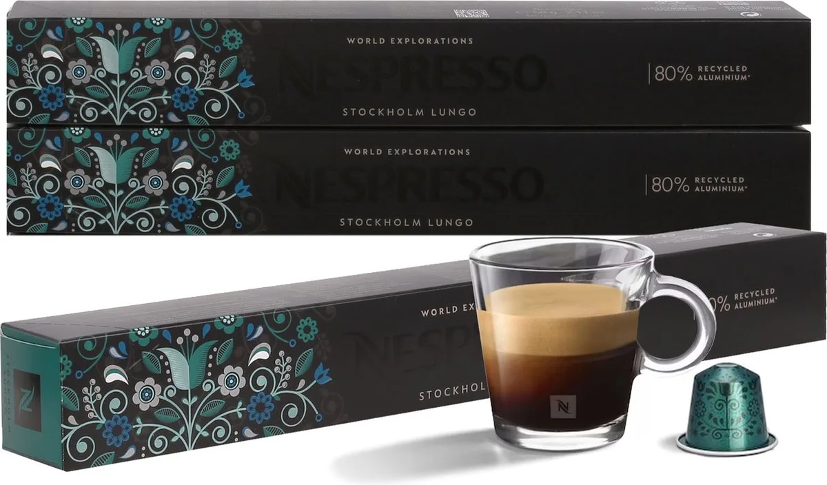 Stockholm Lungo Smaak Koffiecapsules NESPRESSO van Nespresso – productfoto