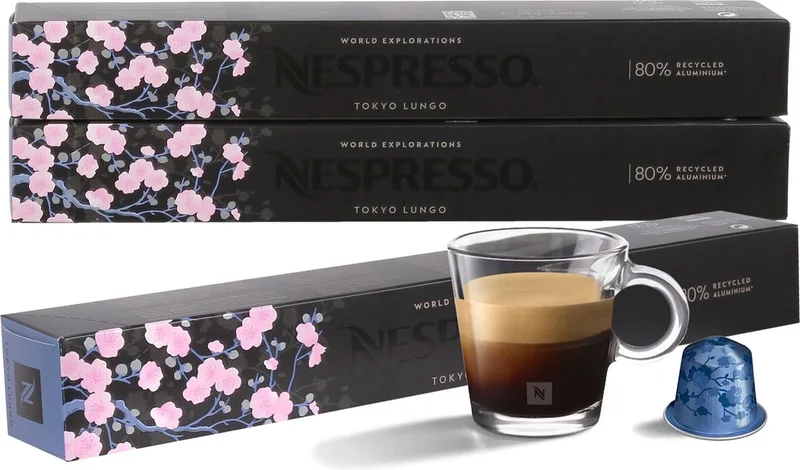 Tokyo Lungo Smaak Koffiecapsules NESPRESSO de Nespresso – photo produit