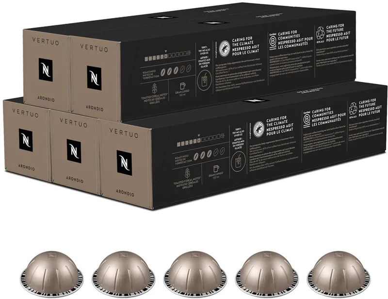Vertuo - Arondio - Koffiecups - 50 capsules de Nespresso – photo produit