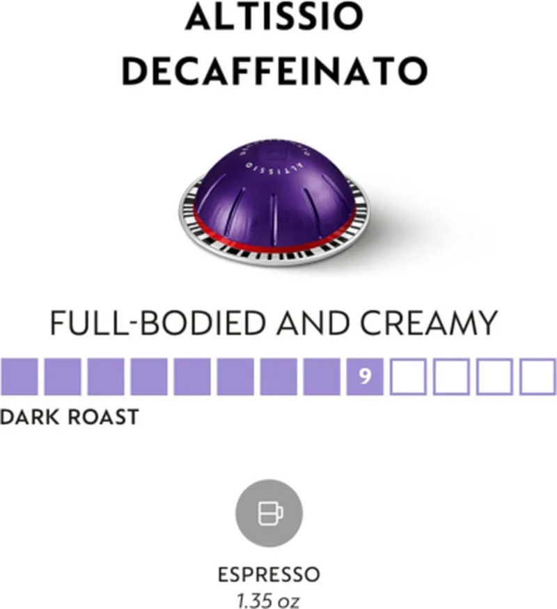 vertuo DECAFFEINATO - 2 x 10 Capsules van Nespresso – productfoto
