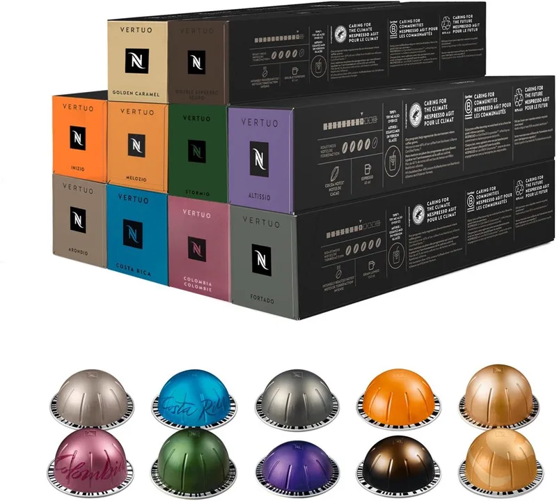 Vertuo - Favorieten Pakket - Koffiecups - 100 capsules de Nespresso – photo produit