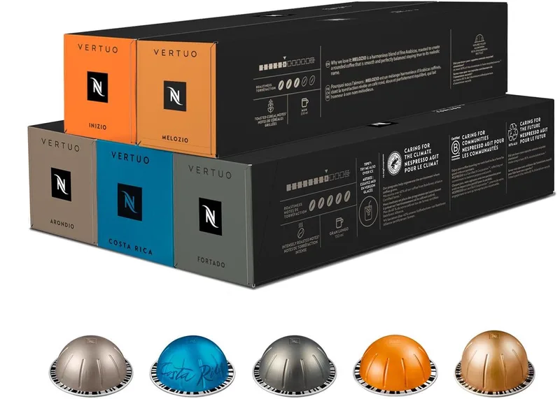 Vertuo - Favorieten Pakket - Koffiecups - 50 capsules de Nespresso – photo produit
