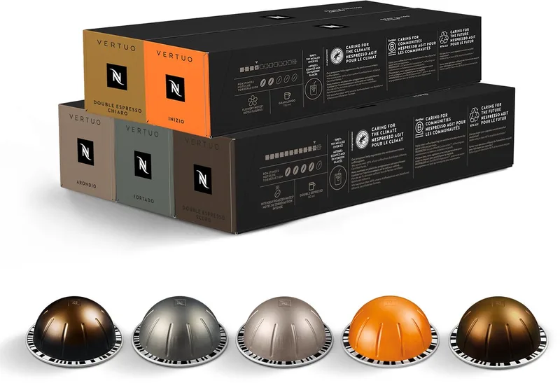 Vertuo - Favorieten Pakket - Koffiecups - 50 capsules van Nespresso – productfoto