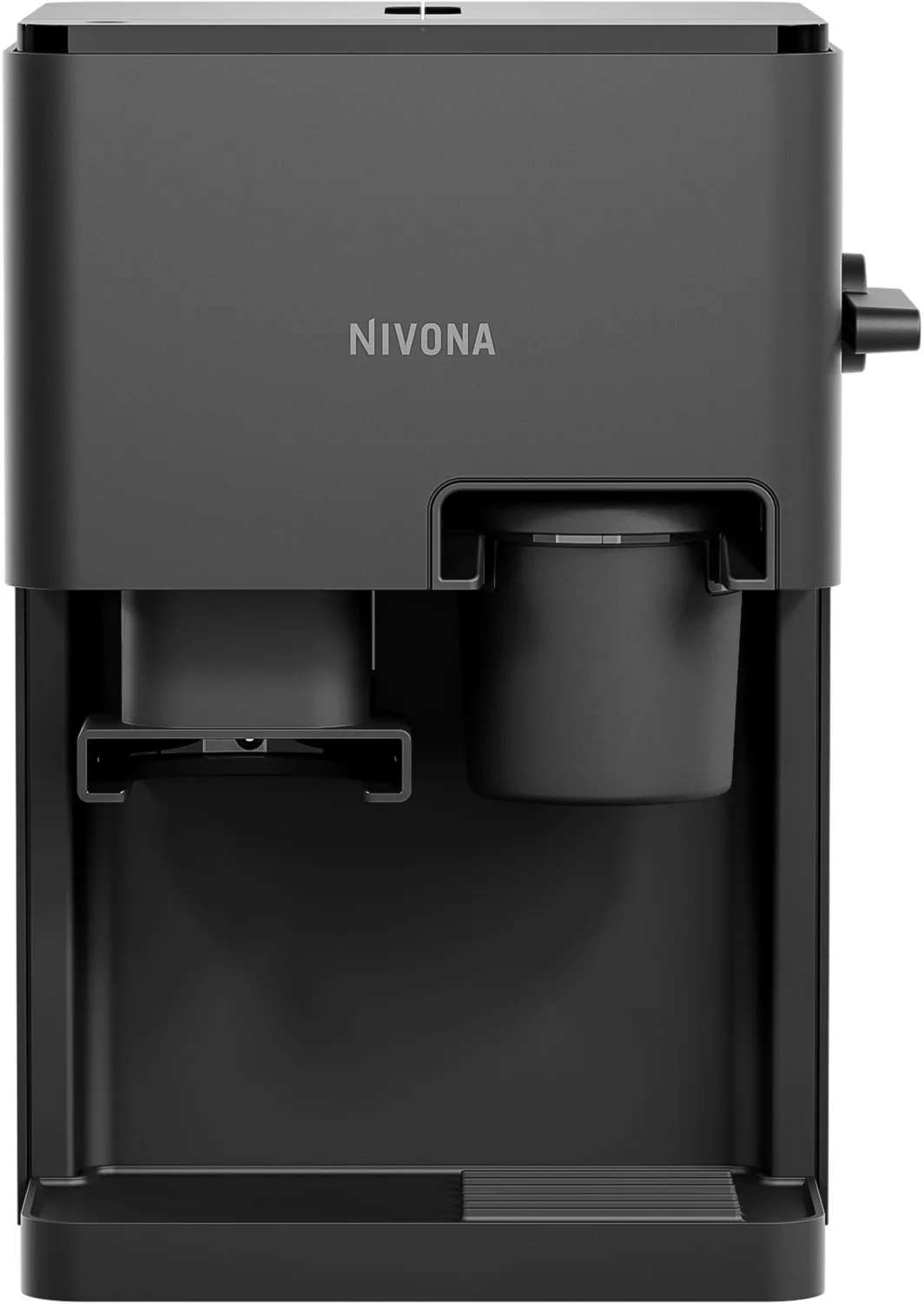 Cube 4106 Siebträgermaschine schwarzgrau, 15 bar, 1,4 l von Nivona in Anthrazit – Produktfoto