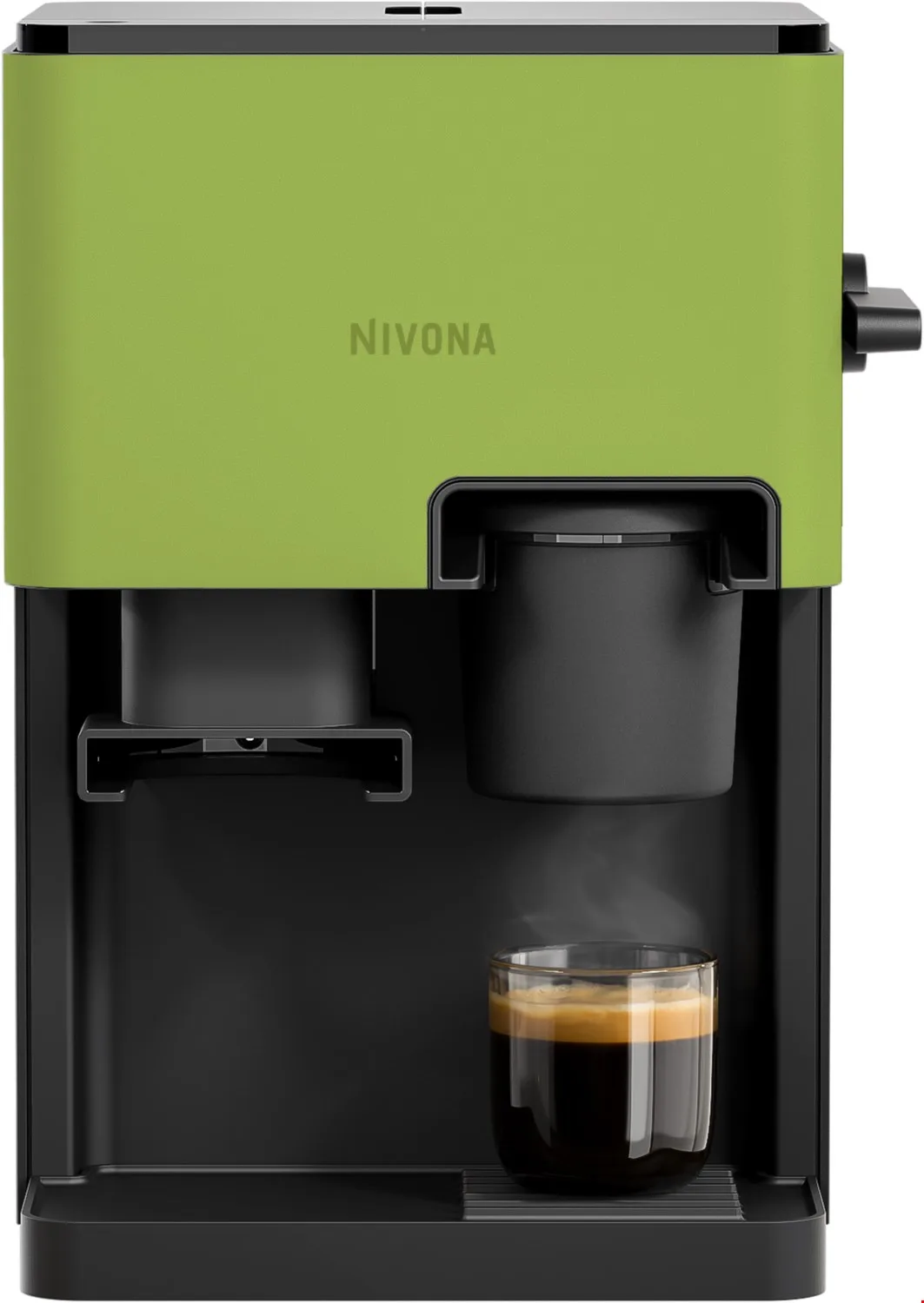 Cube Siebträgermaschine Kleegrün, 15 bar, 1,4 l von Nivona – Produktfoto